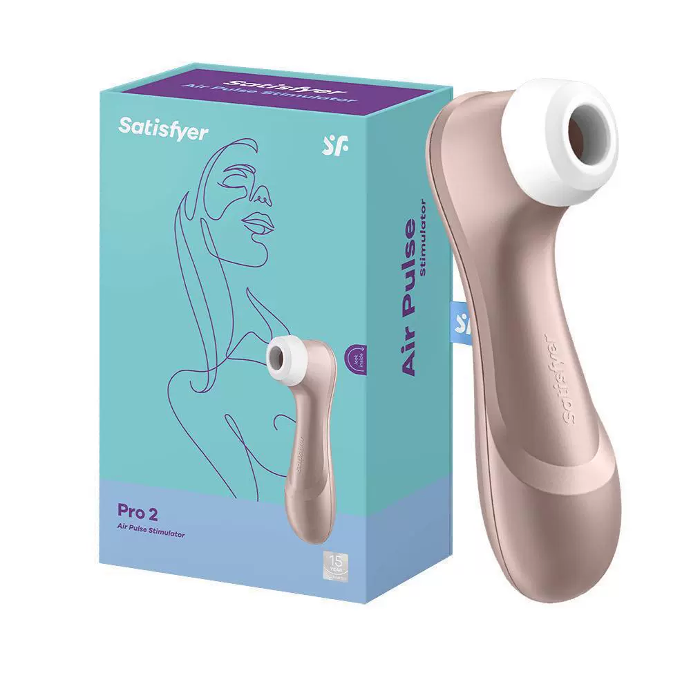 Немецкий SatisFyer Pro2 клитор вторая волна рот любовь сосать женщина с оргазмом второй распыление вибрация палки