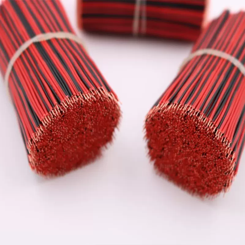 红黑电子线2468并排线2P红黑平行线红黑双线红黑喇叭线线材分线