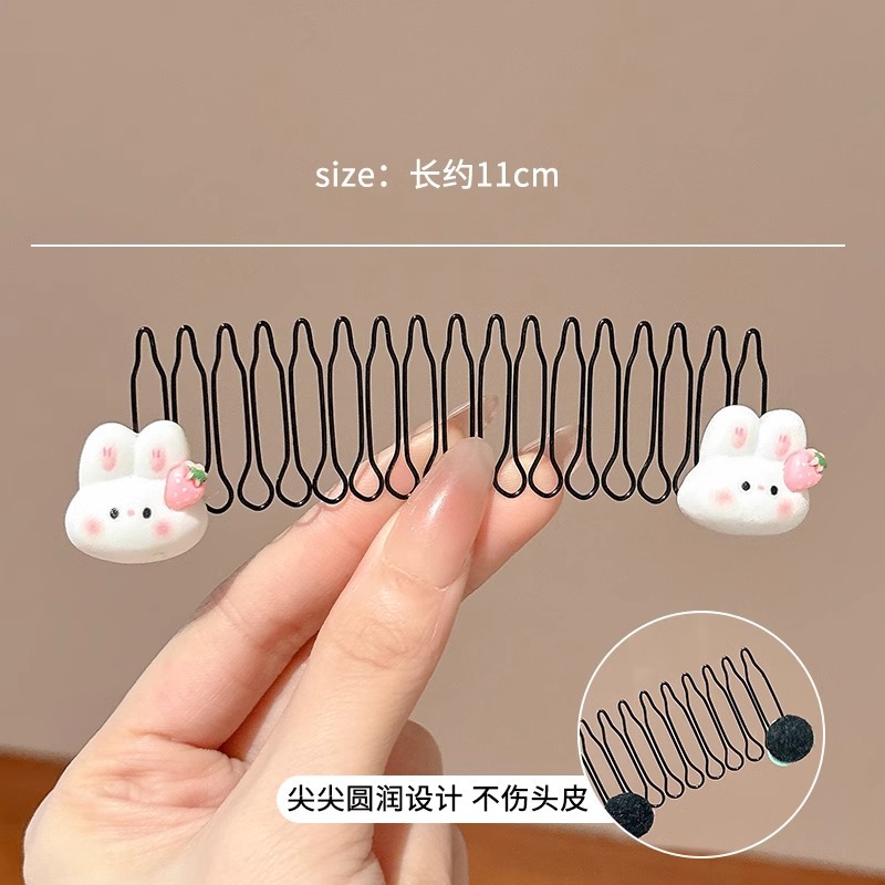 Peinado de cabello de niños acabado artefacto niñas fijo pull peinado de cabello de cabello de cabello de cabello de bebé en la parte posterior de la cabeza pinza de cabello adornamiento