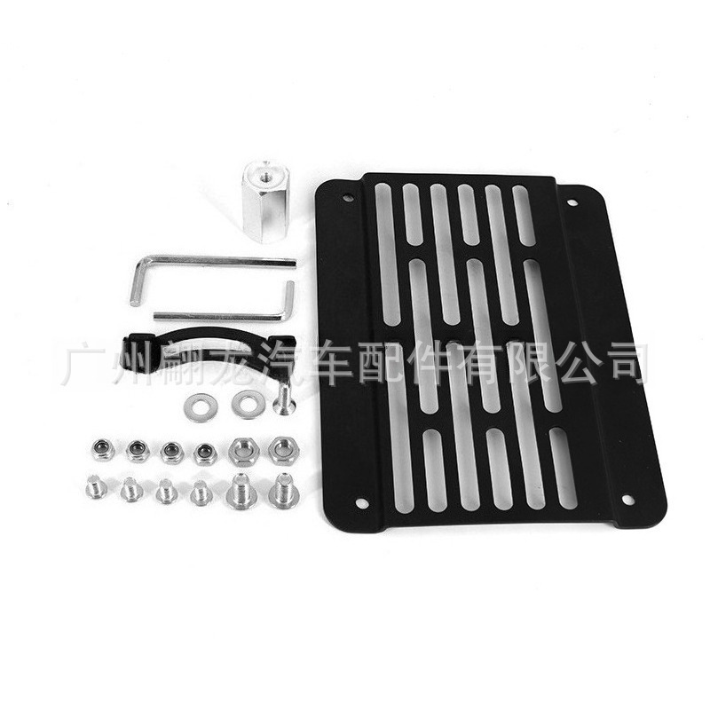 Cross-Border Hot Selling New American Car License Plate Frame Trailer Hook License Plate Frame Cut Out License Plate Holder Aluminum Alloy License Plate Holder