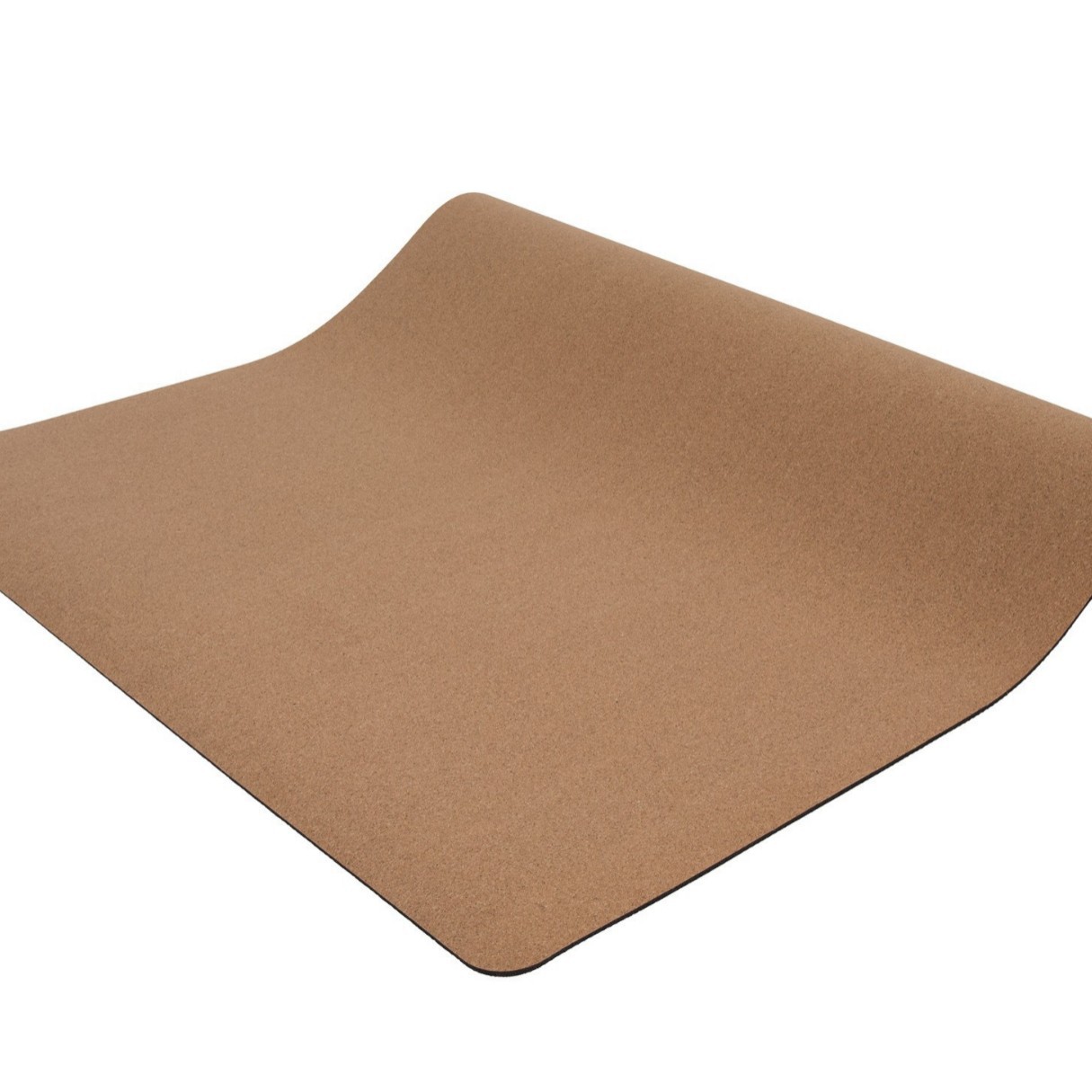 Tapete de Yoga Deportivo de 68 cm de Corcho y Caucho Natural Antideslizante Amortiguador image 6