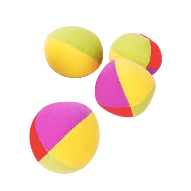 Paño de lanzamiento de bola pegajosa Bola de objetivo pegajosa Bola suave para niños Bola de juguete pequeña Jardín de infantes Sentalización Bola de tela suave Equipo de bolsa de arena