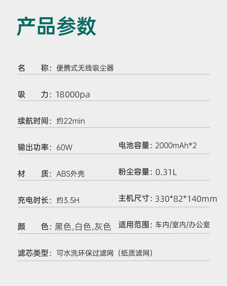 Cross-border wireless digital display vacuum cleaner, one-touch dust disposal, handheld vacuum cleaner, high-power suction, brushless car vacuum cleaner