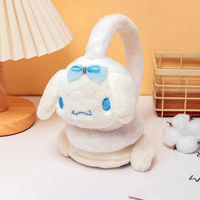 Sanrio, winter keep warm children's headphones, cartoon cute earmuffs, demi-season bag