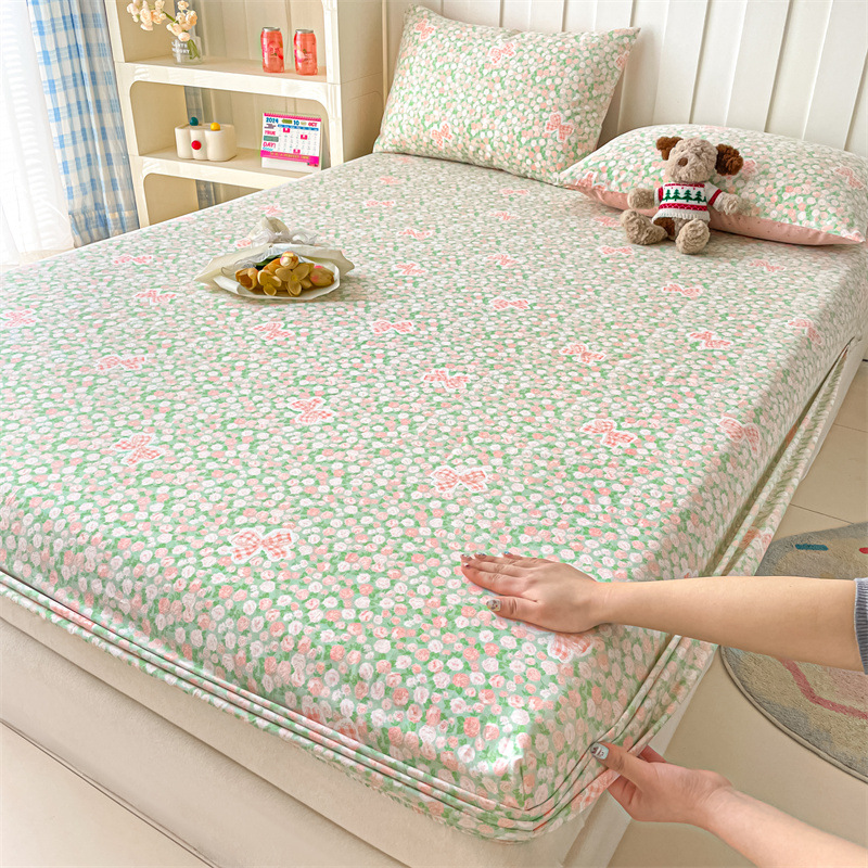 2025 nueva sábana de algodón pieza individual 100 funda de cama impresa de algodón dormitorio para niños 2025 nueva temporada universal 2