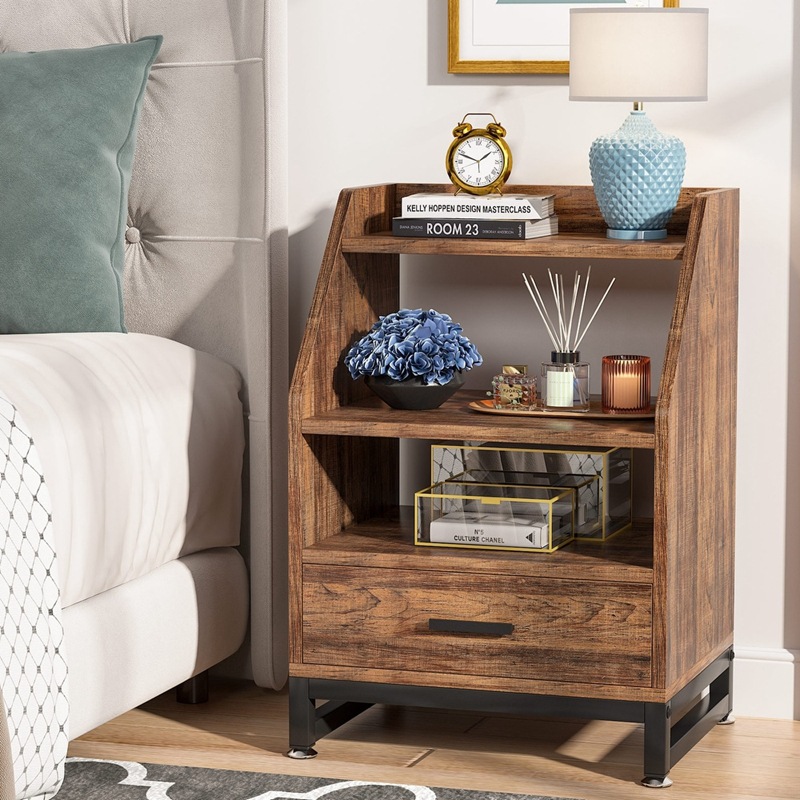 Hogar pequeña mesita de noche creativo piso decoración libro mesita de noche sala de estar gabinete decorativo multifuncional