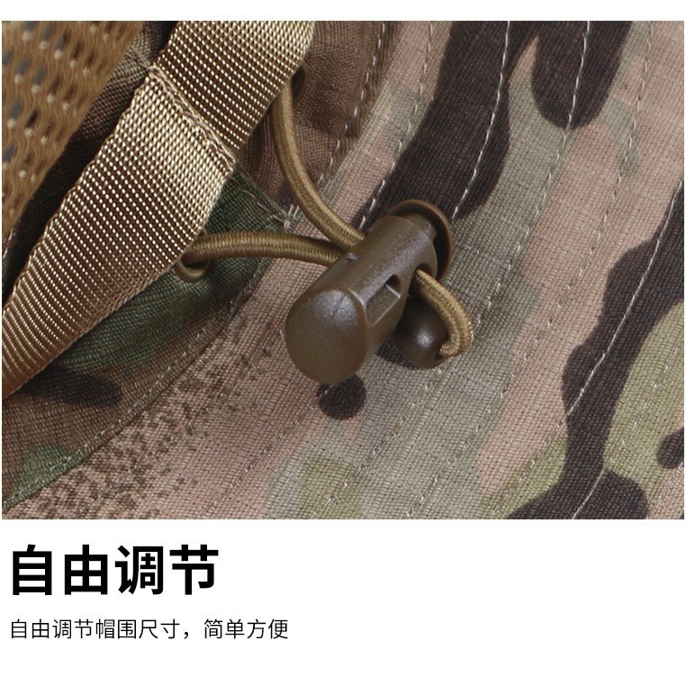 sombrero de pescador de sombrero de verano para hombres sombrero de sol camuflado sombrero de pesca al aire libre sombrero de montaña transpirable