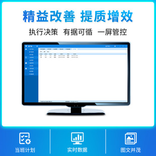Spring Scenery Factory Workshop Digital Production Management Dashboard System Equipment Status Running Time Availability Monitoring