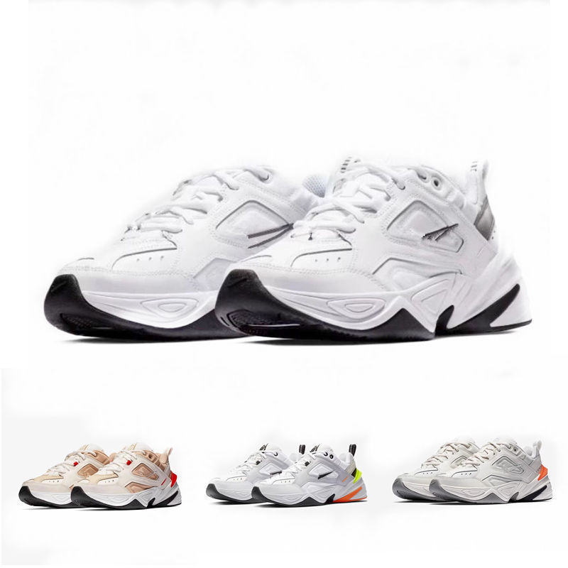 Men's and women's shoes M2K Tekno white silver smoke gray retro classic casual dad sneakers sports running shoes Men's and women's shoes M2K Tekno white silver smoke gray retro classic casual dad sneakers sports running shoes
