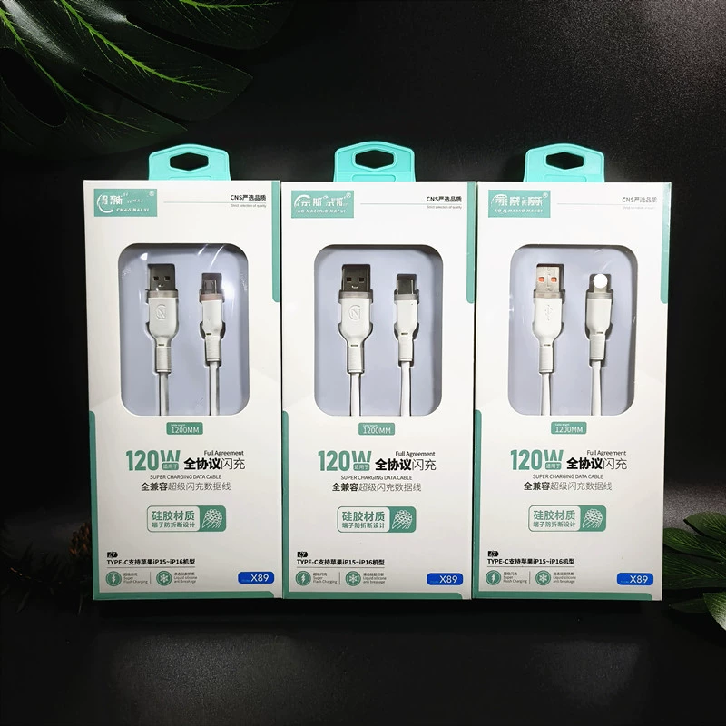 120 Вт вспышка, кабель для быстрой зарядки, кабель для быстрой зарядки, подходит для Android, Huawei, vivo, Xiaomi, OnePlus, Apple, зарядный кабель