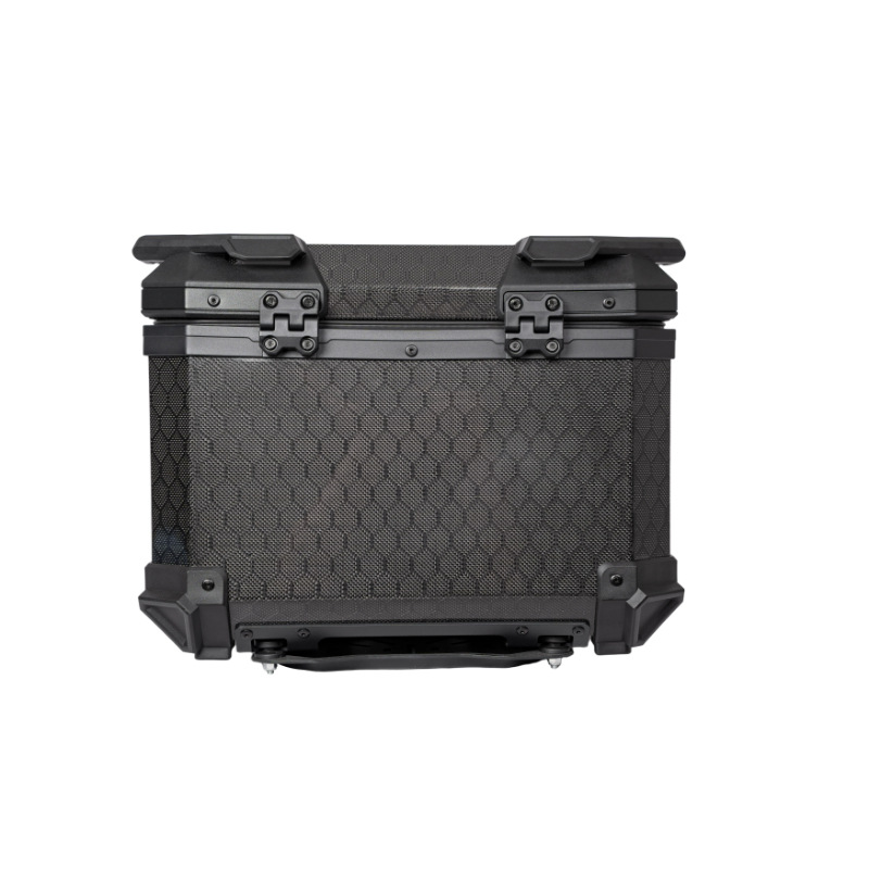 BM Lock 45L aerospace-grade 12K carbon fiber tail box, aluminum alloy large-capacity motorcycle tail box for scooters and electric vehicles