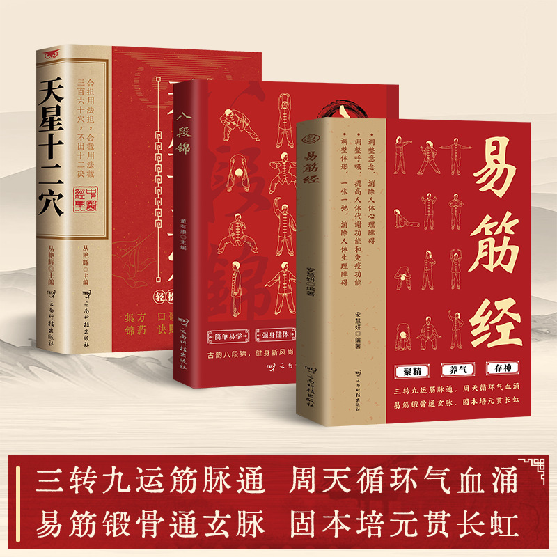 易筋经书正版 调整意念呼吸体型 周天循环气血涌固本培元贯长虹|undefined