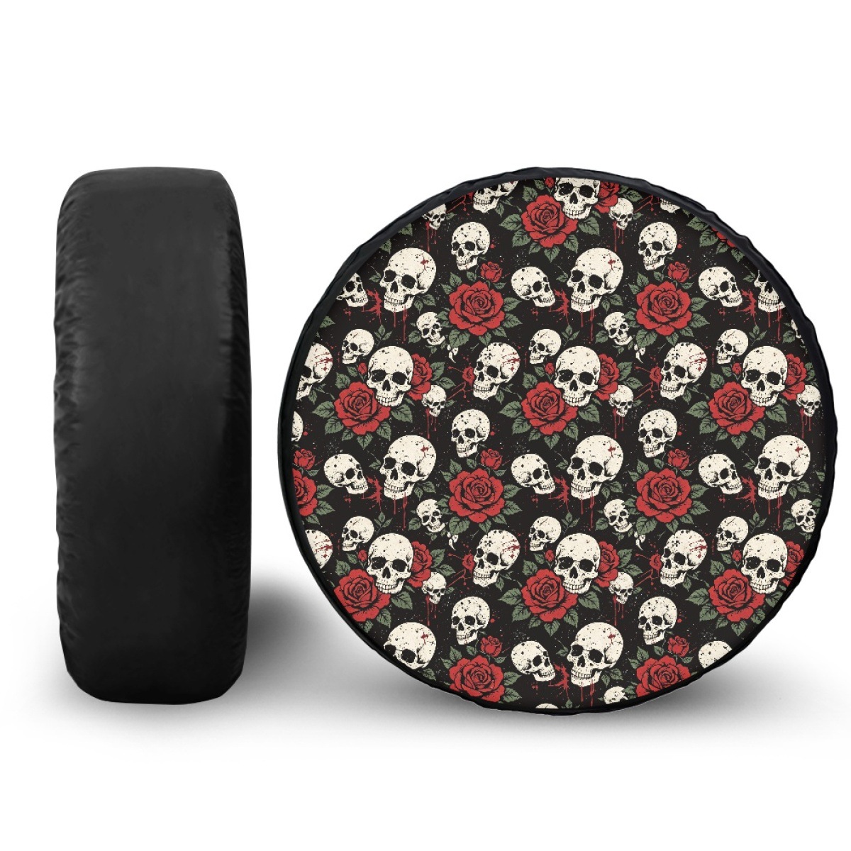 Amazon car tire sunshade, dustproof and waterproof spare tire cover with Halloween print, customizable with your own design, can be shipped on behalf of others