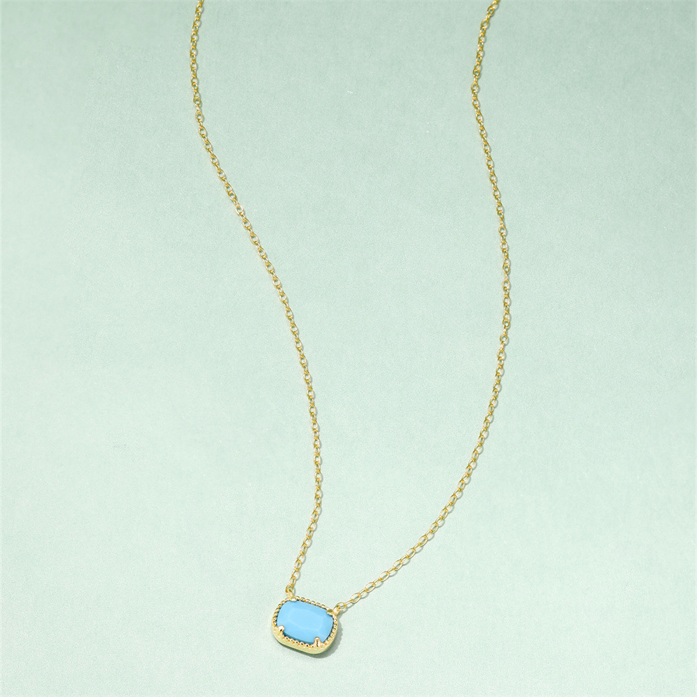 All Seasons Season 925 Sterling Silver Geometric 925 Sterling Silver Cable Chain Pendant Necklace