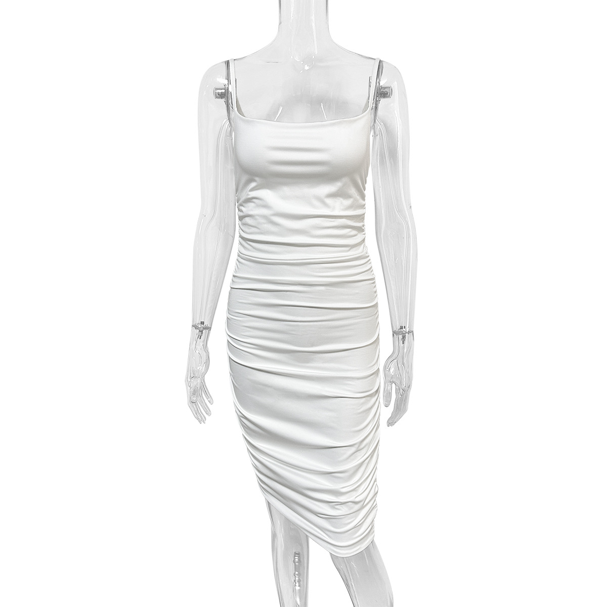 Cami Dress Summer Sexy Ruffle Hip Backless Dress