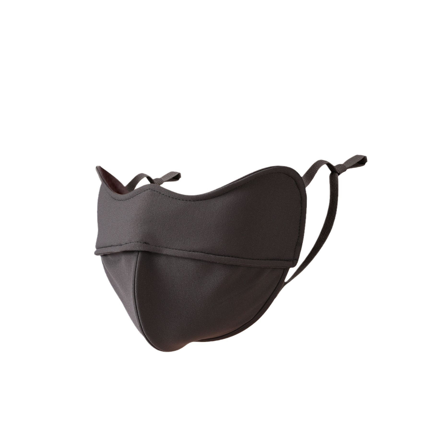 Autumn and Winter fleece-lined warm eye corner mask women's high-looking Fishbone ear-hanging women's riding windproof and cold-proof mask