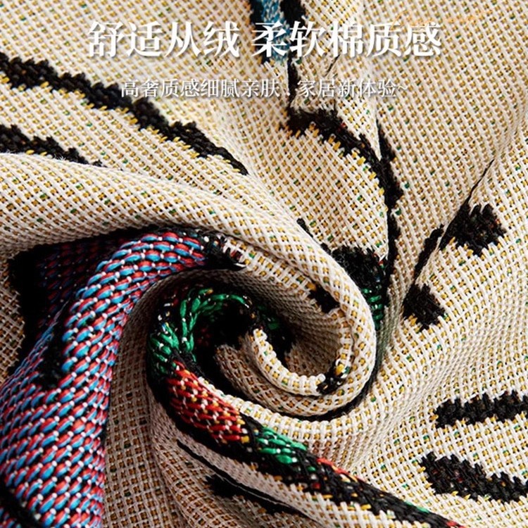 Toalla de sofá de chenilla de graffiti estadounidense Cubierta de cuatro estaciones de alta calidad de lujo ligero Funda de sofá universal Cubierta de sofá de cubierta completa Manta de sofá