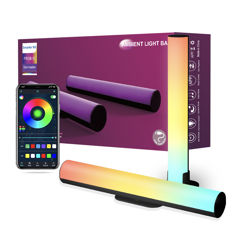 Nuevo modelo transfronterizo cuidadosamente seleccionado luz de juego atmósfera luz de escritorio pickup fantasma Bluetooth Wifi graffiti luz nocturna regulable