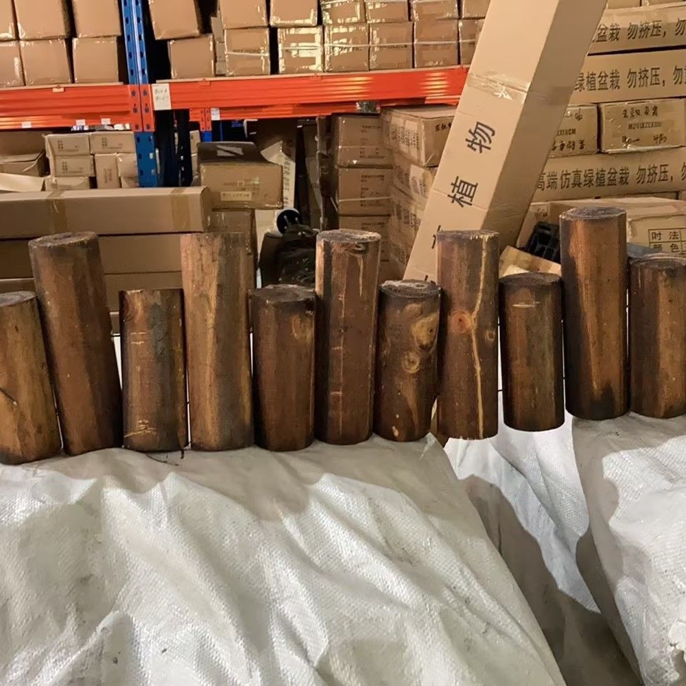 Planta verde artificial paisajismo accesorios de material auxiliar Algodón perla piedra arena blanca piedra negra corteza aserrín accesorios de jardín