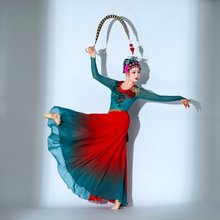 新款古典舞蹈演出服戏曲服装贵妃醉酒舞蹈服中国舞俏花旦演出服女