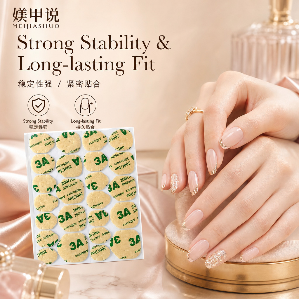 3A Resin Super Sticky Waterproof and Durable Nail Stickers, Special Jelly Glue for Kids' Oversized Nails