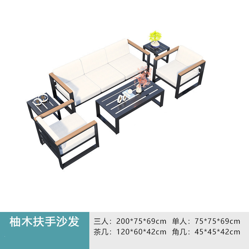 Solo tres mesas de centro 2 mesas laterales pasamanos de teca