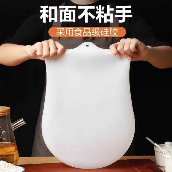 Thickened Silicone Kneading Bag, Dough Preservation Bag, Large and Small Sizes with Tie, Non-Stick Kitchen Baking Bag