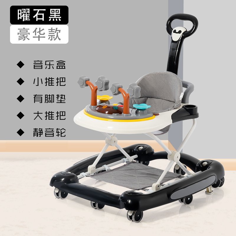 Baby Walker anti-o-pierna anti-vuelco niña niño bebé multifuncional niño caminar ayuda carro