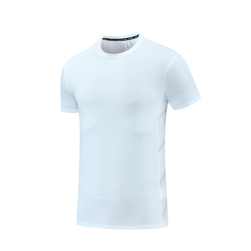 2022 verano deportes al aire libre de los hombres ropa de secado rápido ligero transpirable correr de seda de hielo casual de manga corta Camiseta personalizable impreso B