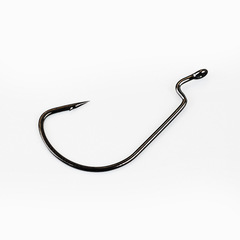 Thin-barrel wide-belly crank hook for mandarin fish, mandarin fish hook, lure fishing hook, flat-action crank Texas rig, soft bait, and soft worm hook