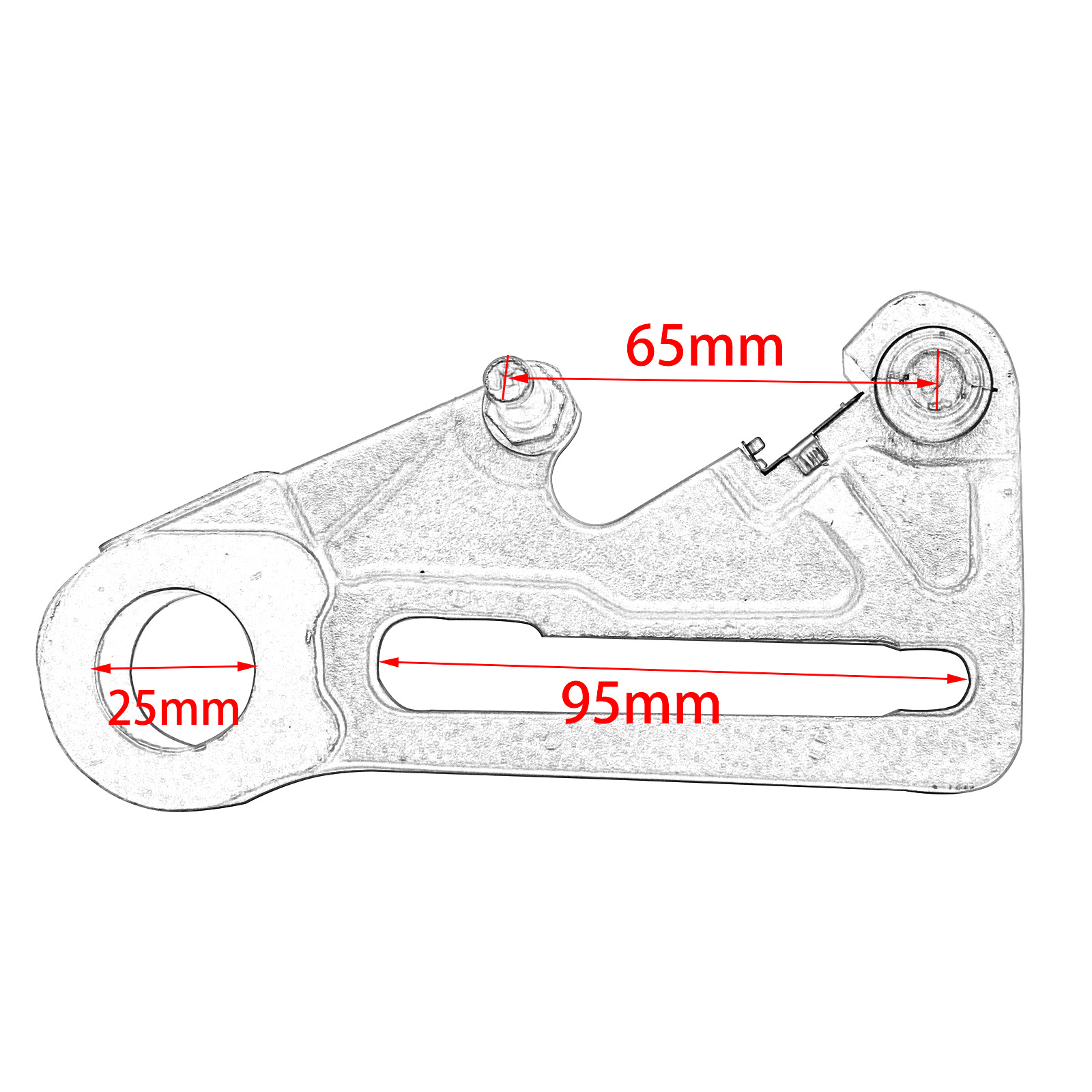 Off-Road Motorcycle Accessories Suitable for Ktm Husaberg Husqvarna Rear Brake Pump Caliper Bracket