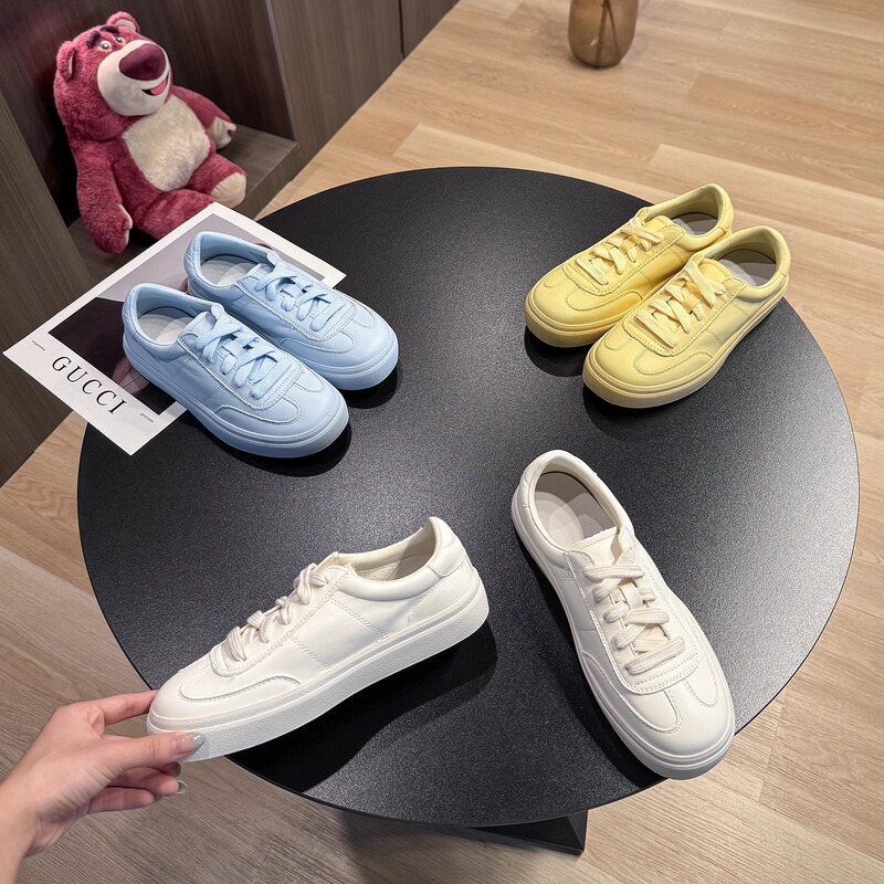 Qiaofei Thick-Soled White Sneakers for Women 2025 New Summer Versatile Fashion Casual Sneakers Ins Trendy Niche Shoes Qiaofei Thick-Soled White Sneakers for Women 2025 New Summer Versatile Fashion Casual Sneakers Ins Trendy Niche Shoes