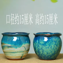 有孔多肉花盆陶瓷粗陶法师老桩多肉花盆绿植紫砂透气便宜包邮跨境