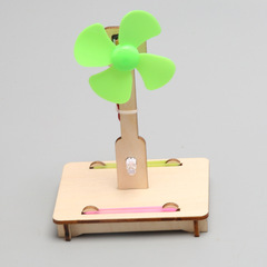 Children's intellectual DIY miniature wind power generation technology small handicraft science experiment toy teaching aid