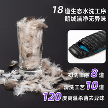 定制国标灰鹅绒片水洗厂家羽绒服羽绒被填充物羽毛原材料批发羽丝
