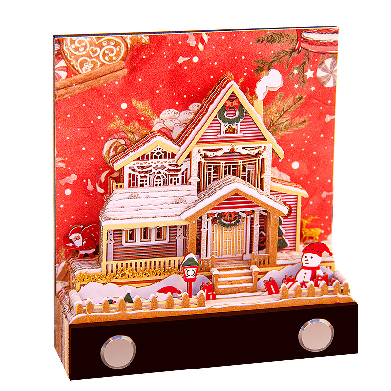 【Selección Premium】Bloc de Notas Adhesivas 3D Estilo Castillo Ruso, Modelo de Escultura de Papel TK, Regalo Transfronterizo para Hombres y Mujeres, Cumpleaños