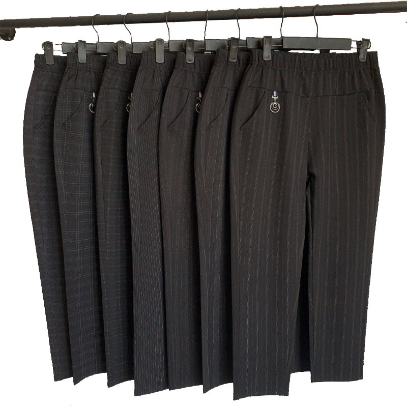 2026 Autumn Hot-Selling Middle-Aged and Elderly Women's Linen Blend Pants, Loose Plus-Size Casual Mom Pants, High-Waisted Grandma Pants