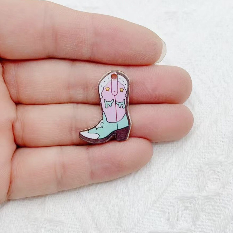クロスボーダー合金レトロウエスタンカウボーイプリントブーツキーホルダーペンダントバックパック DIY ジュエリーアクセサリー|undefined