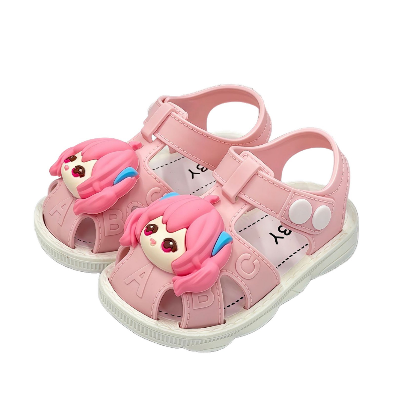 Sandalias de niñas de verano para niños pequeños Baotou bebés sandalias de lazos fábrica directa exportación al por mayor transfronteriza