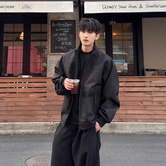 美式飞行夹克外套男款春秋三防软壳冲锋衣cleanfit立领短款棒球服