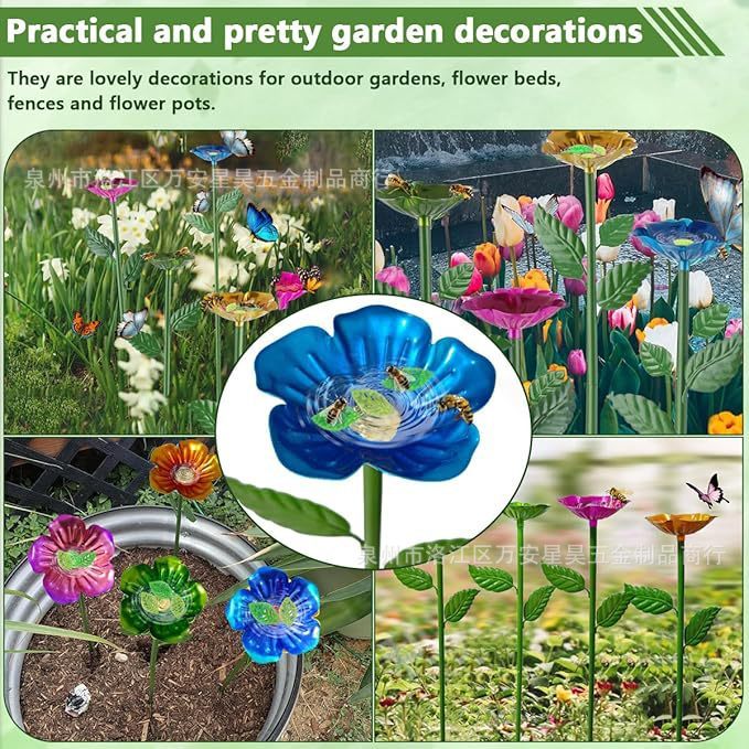 春の売れ筋屋外公園庭庭蜂の花給水器鉄製羊飼いフック吊りロッド地面プラグ防水|undefined