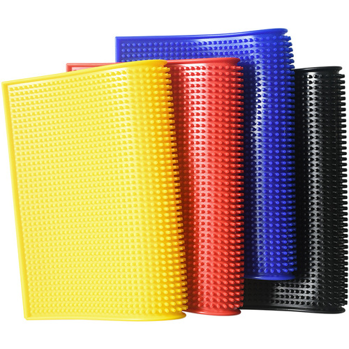 Bar mat drain mat non-slip mat bar coaster wine coaster mat pvc rubber mat square water filter insulated bar mat