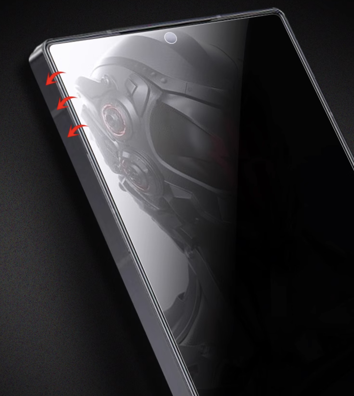 Aplicable para el diablo rojo 9SPro + endurecimiento de la pantalla de película de pantalla de impresión de pantalla de película protectora de impresión de pantalla de goma de impresión de pantalla