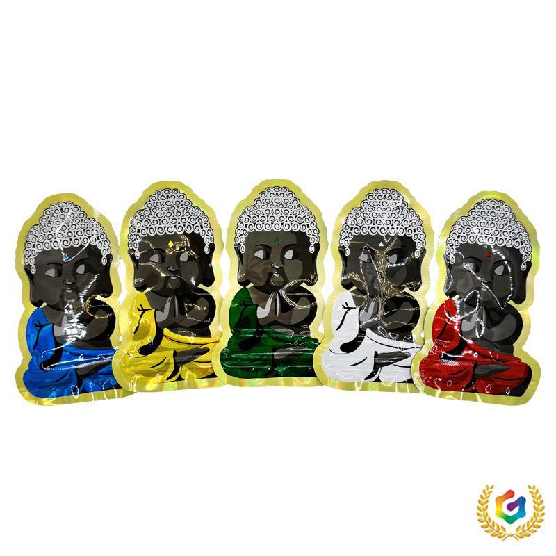 ✅异形袋自封袋现货1g-3.5g 镭射糖果跨境包装袋 100个一包价