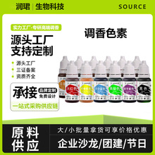 DIY香水材料包香精香薰蜡烛染色调香专用水溶性食用色素色粉香氛