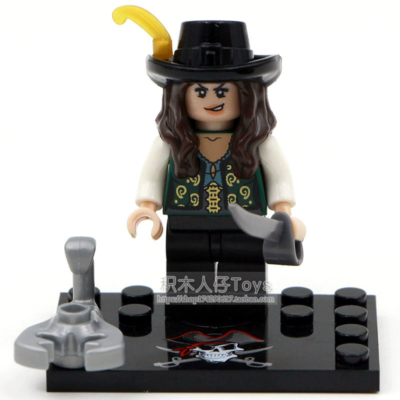 Пираты Карибского моря Дэвид Джонс Джек Элиза Baying KSZ515 518 Совместимо с Lego