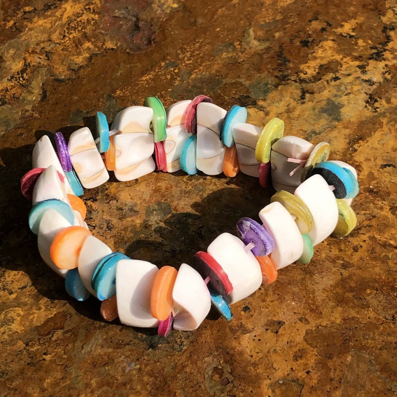 Conchas naturales conchas pulseras collares diy fresco versátil joyería correa de mano tienda artesanía característica fuente