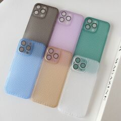 夏の新型適用アップル16promax通気放熱携帯ケースiphone15レンズ転倒防止PCハードケース