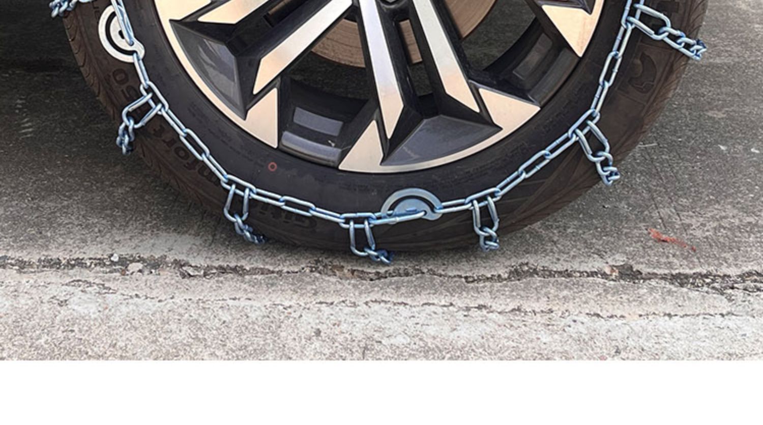 Thickened Anti-Skid Chains for Tricycles, Small Cars, Vans, Suvs, Off-Road Trucks, Mpvs, Full-Cover Anti-Skid Chains Without Encryption