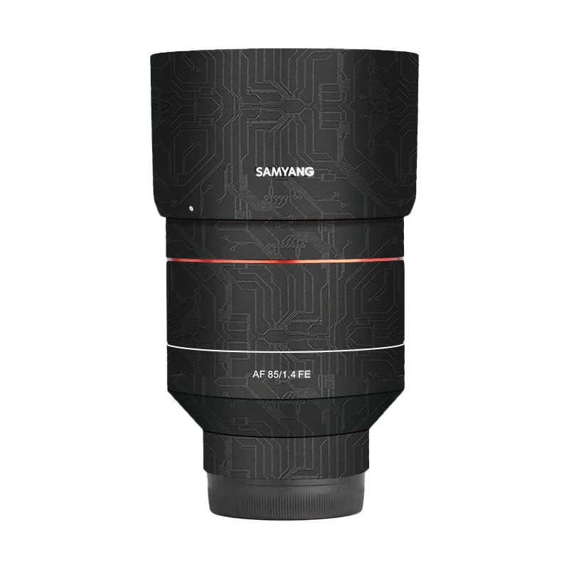Наклейка-пленка для объектива «Strolling donkey», подходит для объектива Mori Sanyang AF85mm f/1.4 с байонетом Sony, цветная защитная пленка